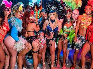 fiesta de sexo anal con samba carnavalera real