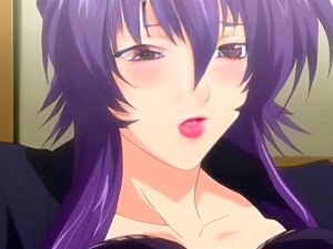 Hentai con grandes tetas sexys frotadas. Chica hentai con grandes
