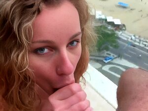 Cremita Anal Amateur Rubia Caliente En La Playa Del Balcón