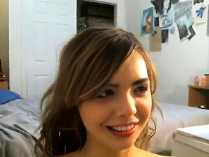 Amateur chica novia casero masturbación con la mano con corrida