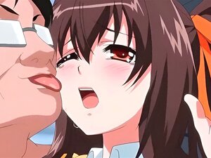 El hentai se llena los agujeros de pollas. El hentai se llena la boca