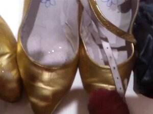 Corrida en los zapatos de baile. Córrete en los zapatos de baile