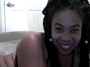 Grool Creamy Panty Coño rosado peludo Linda BBW de ébano - Cami