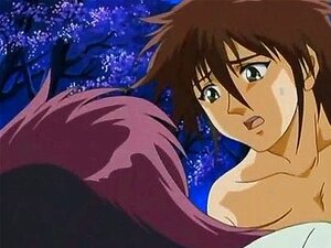Sexo anime en el bosque
