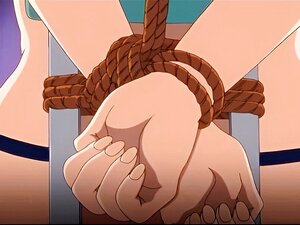 Chica anime cachonda se lleva 3 pollas