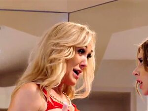 Brandi Love y Anya Olsen en un caliente trío
